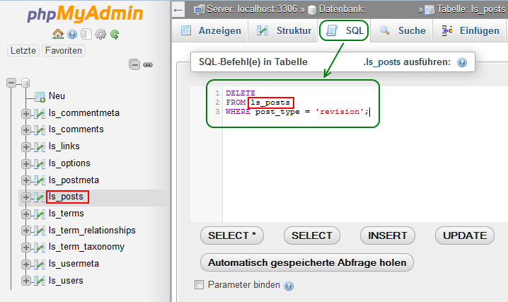 ls-sql-revisionen